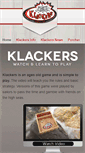 Mobile Screenshot of klackers.com